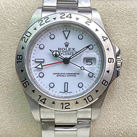 【教授用腕時計】【ホワイト】ROLEX エクスプローラー II 16570 時計は価格性能比が高いです
